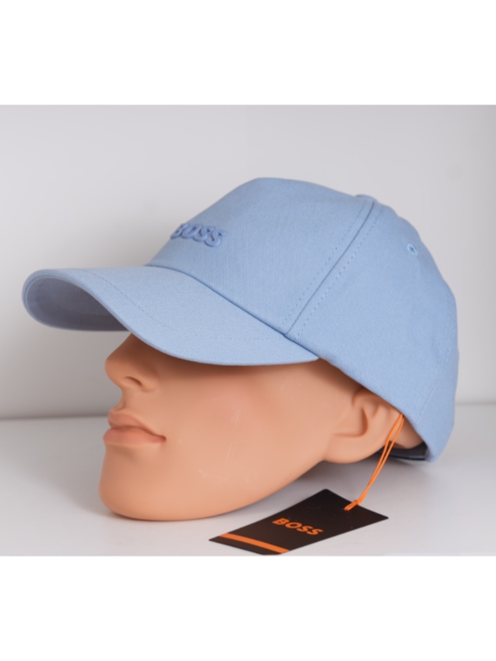 Hugo Boss Fresco Cap Logo in Cotton Twill Light Blue Hat One Size